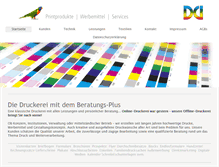 Tablet Screenshot of printingbird.de